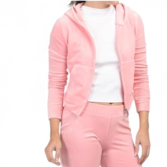 Juicy Couture Velour Flamingo Tracksuit - Picture 1 of 5